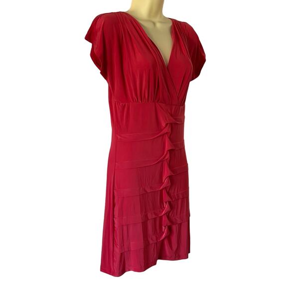 Black Koi Coral Slinky Lightweight Knit Dress Juniors Size Large - Picture 2 of 9